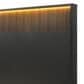 Crown Mark Nemy 4 Piece Queen LED Panel Bedroom Set in Brown, , large