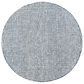 L&R Resources Criss Cross Navy and Ivory 8" Round Area Rug, , large