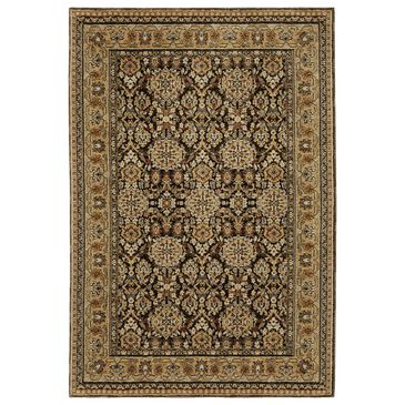 Oriental Weavers Andorra 1"10" x 3"2" Brown and Gold Area Rug, , large