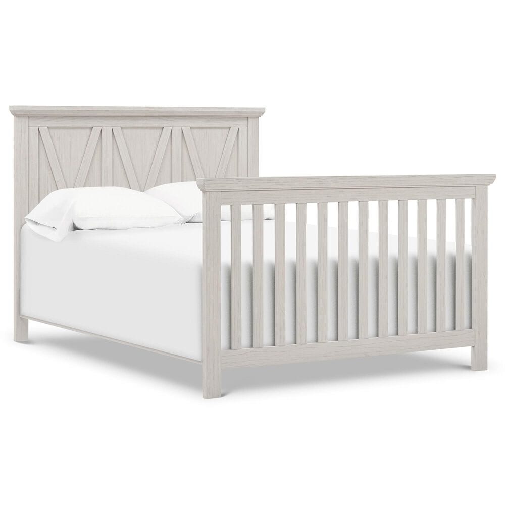 DaVinci Emory Farmhouse 4-in-1 Convertible Crib in White Driftwood, , large