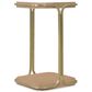 Hooker Furniture Banyon Bay Accent Table in Desert Oak and Brushed Brass, , large