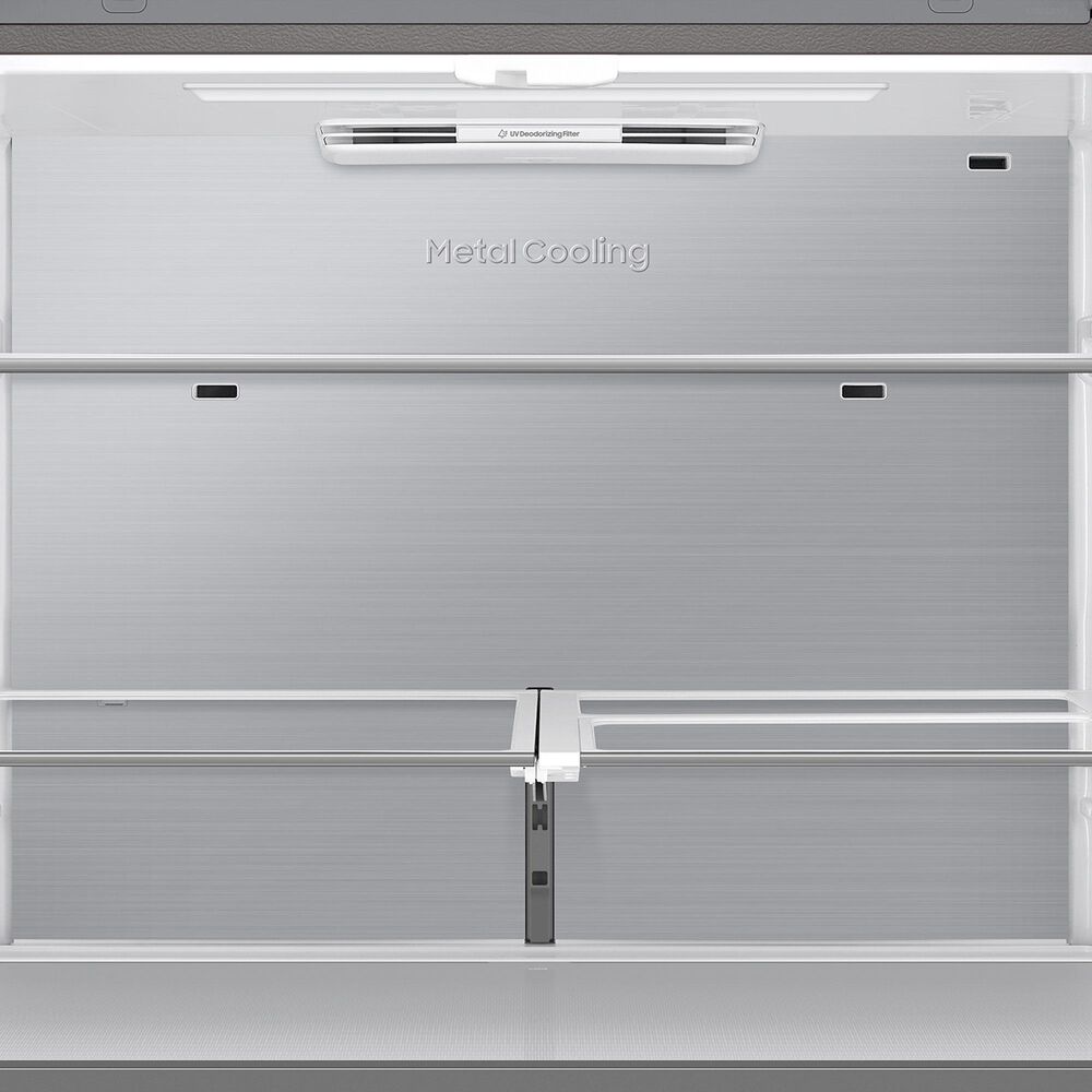 Samsung Bespoke 28.6 Cu. Ft. Bespoke 4-Door Flex French Door Refrigerator with Auto Open Door in White Glass, , large