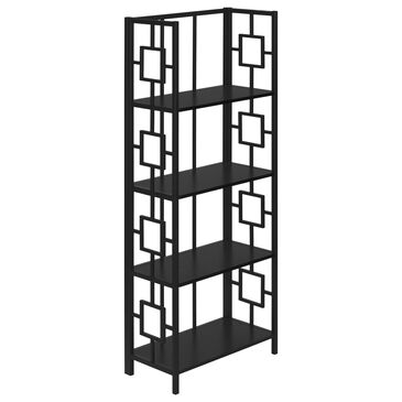 Monarch Specialties 62" Bookcase in Black, , large