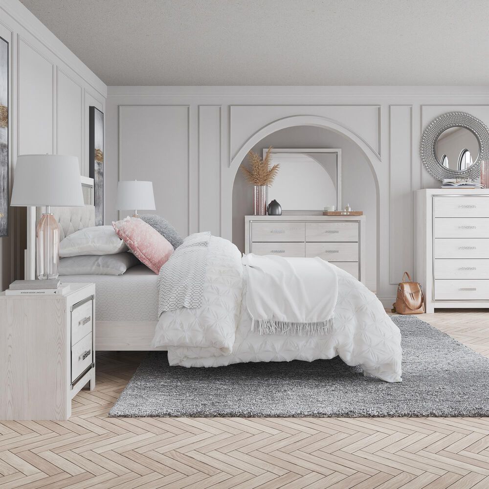 Ashley Altyra Queen Panel Bed in White, , large