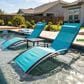 HOMLUX 3-Piece Oversized Patio Chaise Lounge Set in Turquoise Blue, , large