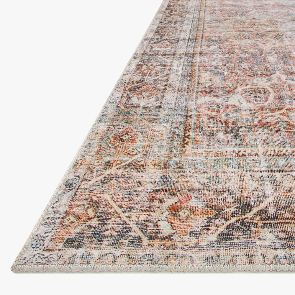Loloi Adrian 2&#39;6&quot; x 7&#39;6&quot; Sunset and Charcoal Runner, , large