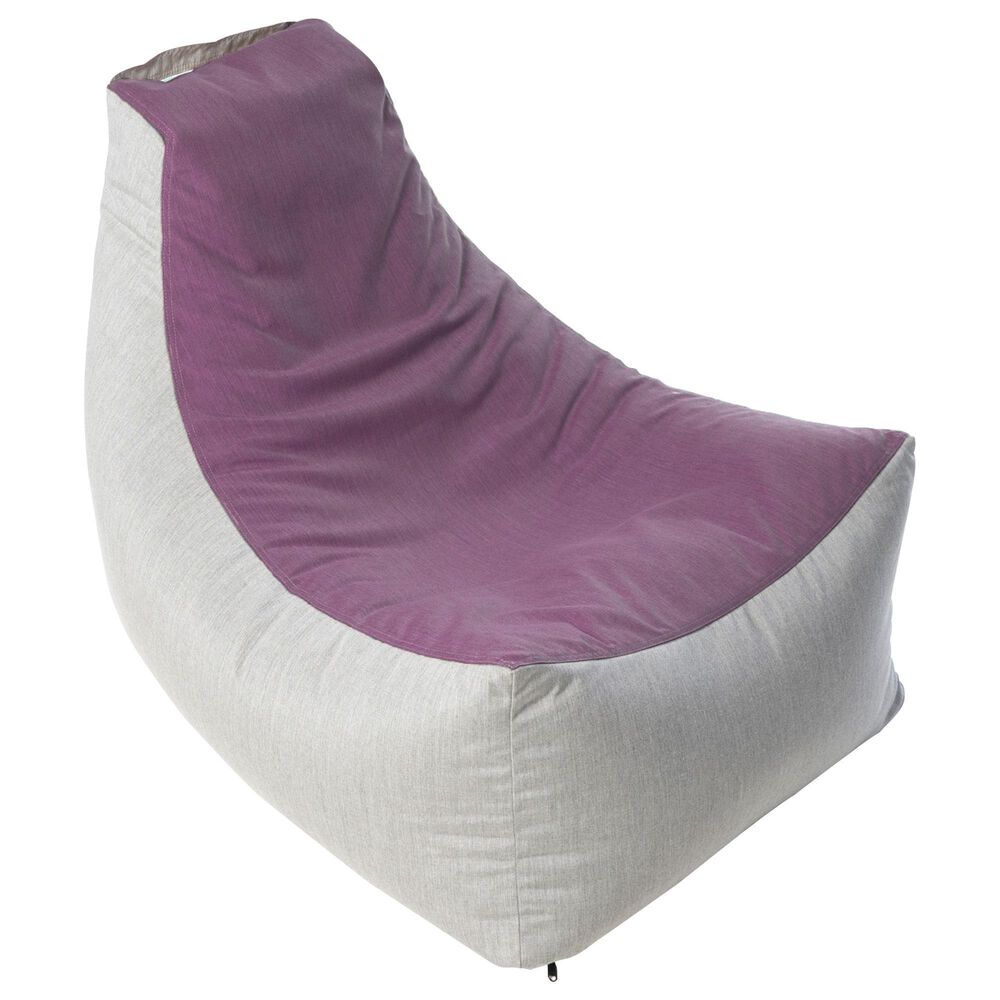 Jaxx Juniper Patio Bean Bag Chair in Purple, , large