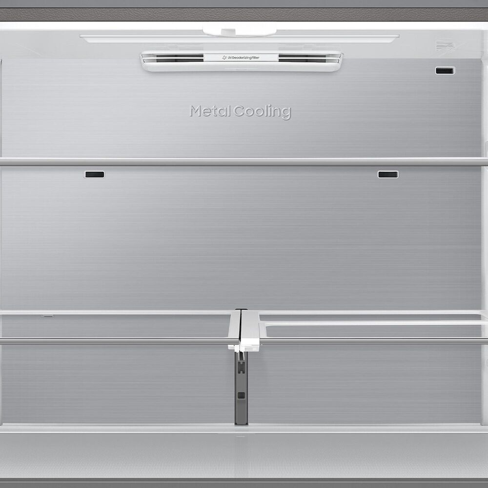 Samsung Bespoke 28.6 Cu. Ft. 4-Door Flex French Door Refrigerator with Beverage Center in Stainless Steel, , large