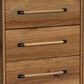 Hawthorne Furniture Norcross 5-Drawer Gentleman"s Chest in Hickory and Black, , large