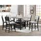 Crown Mark 7-Piece Dining Set in Black and Grey, , large