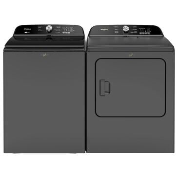 Whirlpool 5.3 Cu. Ft. Washer and 7.0 Cu. Ft. Electric Dryer in Black , , large