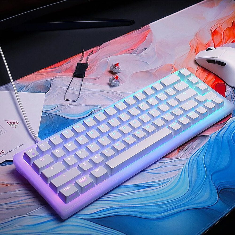 Cherry K5V2 Compact Gaming Keyboard in White, , large