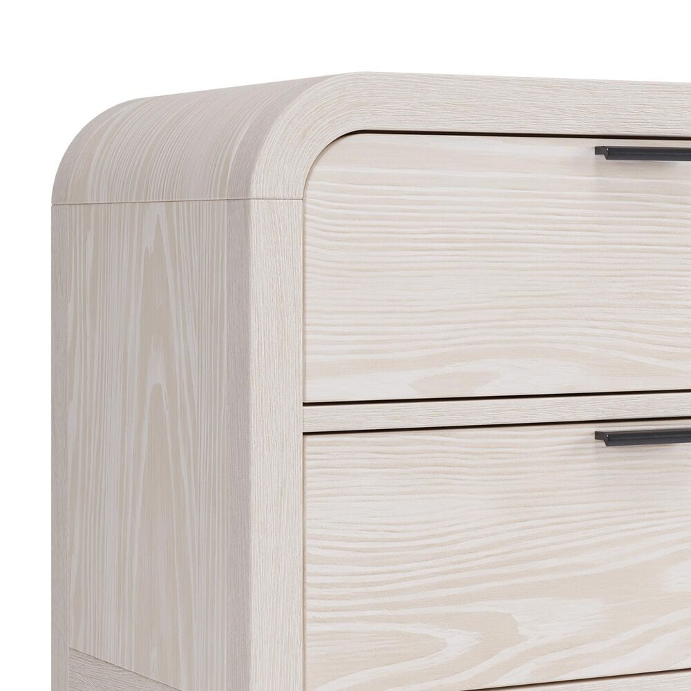 Urban Home Drake 2 Drawer Nightstand with USB Charging in Sugar, , large