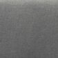 Baxton Studio Dexter Full Panel Headboard with Dark Grey Fabric in Walnut Brown, , large