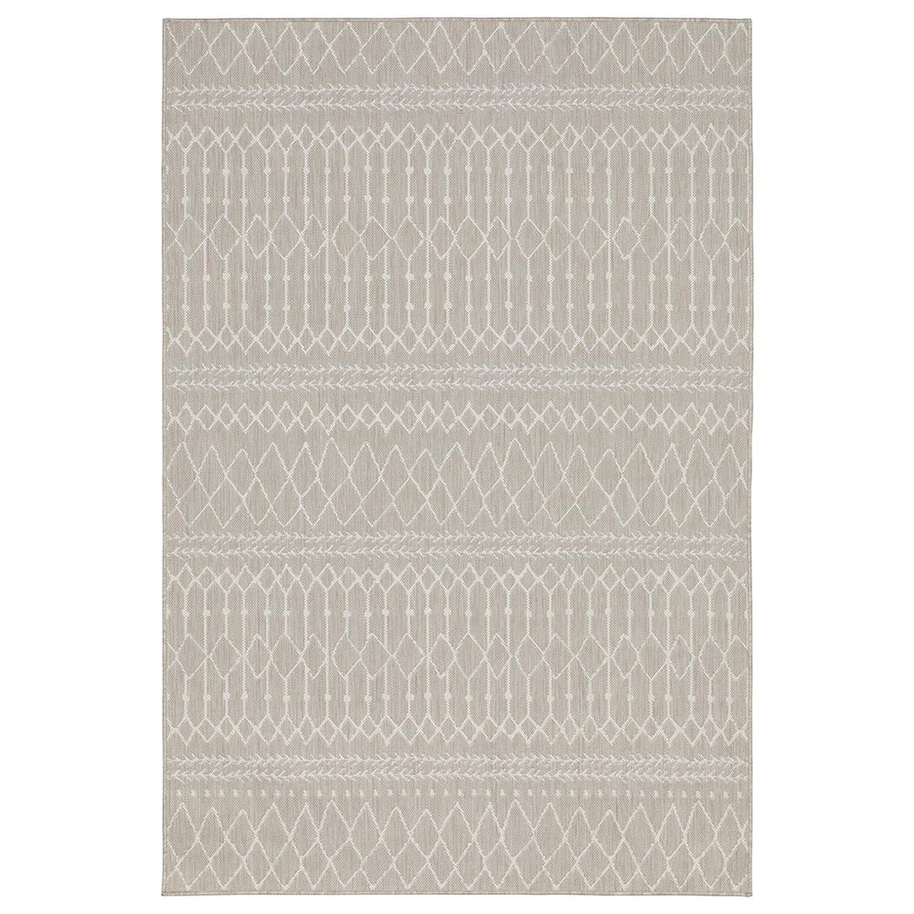 Oriental Weavers Portofino 670H4 9"10" x 12"10" Gray Area Performance Rug, , large