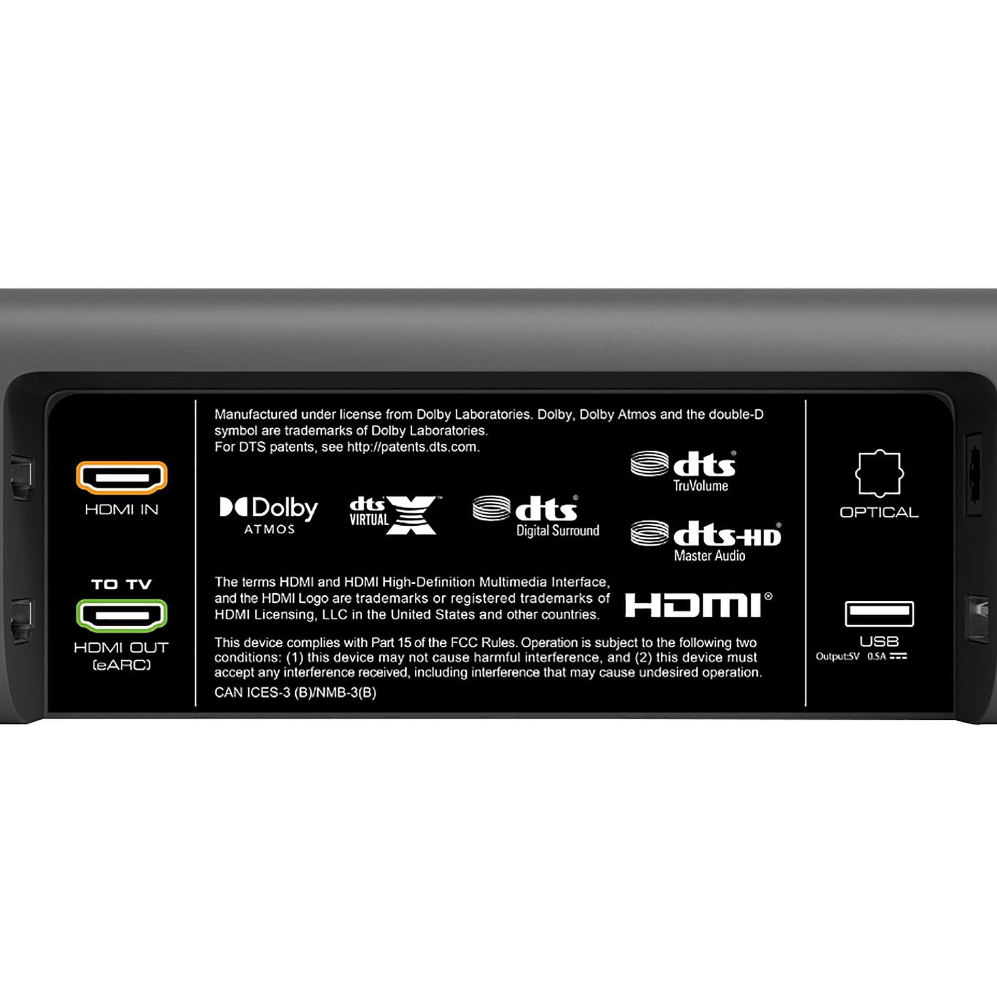 VIZIO 5.1 Home Theater Sound Bar with Dolby Atmos and DTS X in