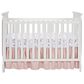 Lambs and Ivy Petals 3-Piece Crib Bedding Set in Mink Gray, Pink, Blush, Rose and White, , large