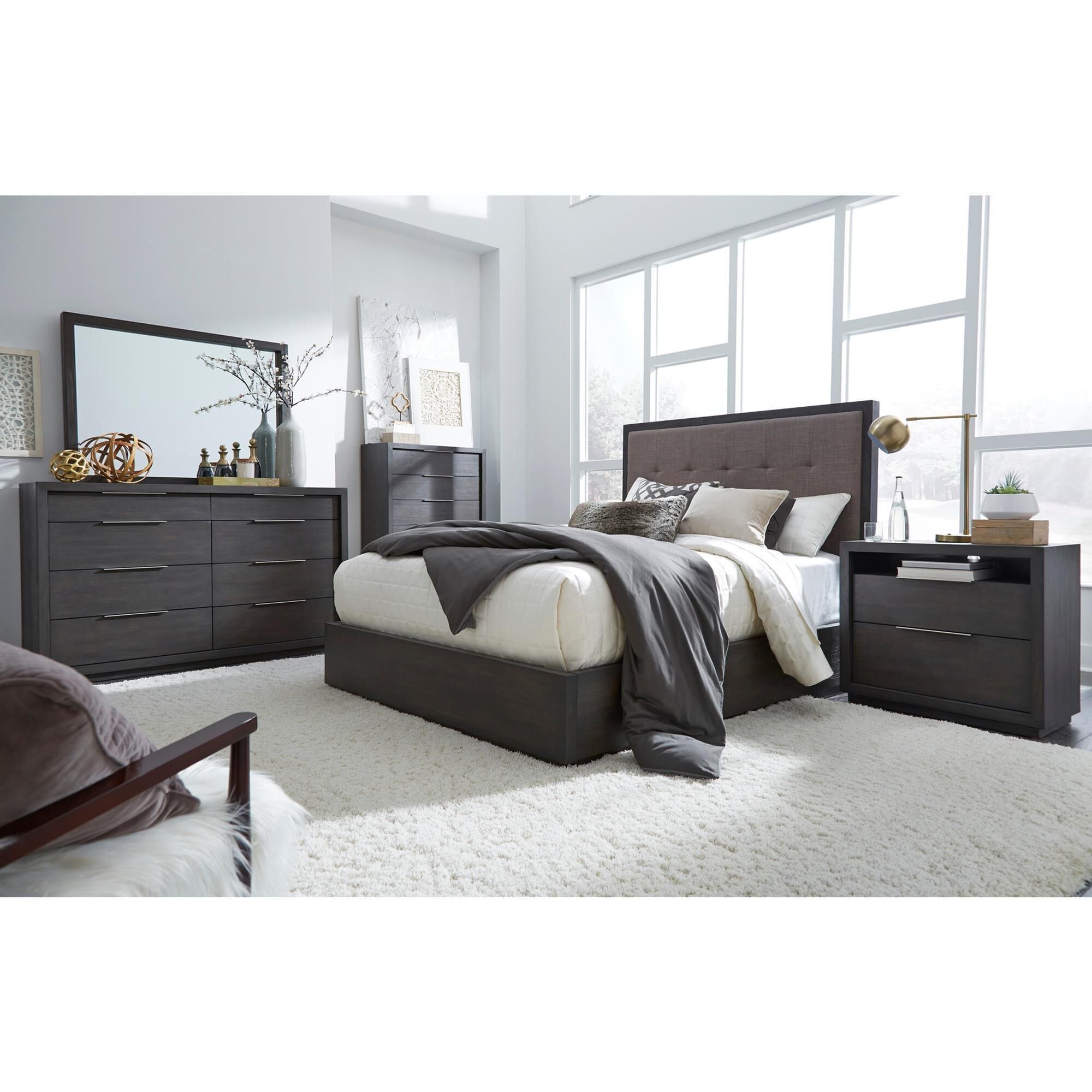 Urban Home Oxford 8-Drawer Dresser in Basalt Grey