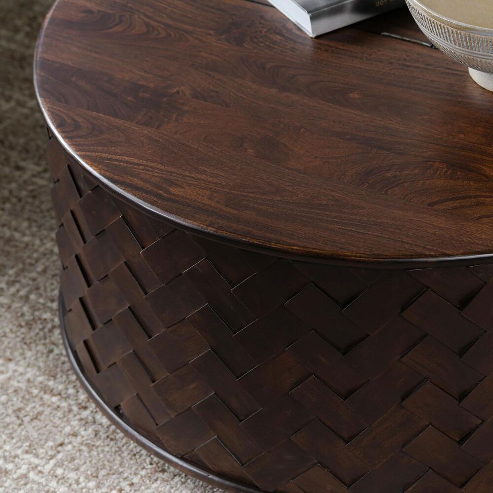 Classic Home Shira Coffee Table in Kona Brown, , large