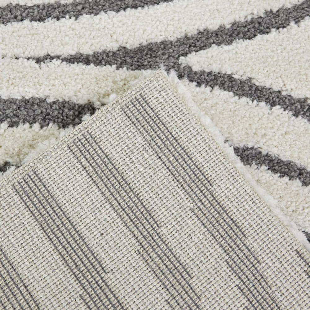 Balta Rugs Caserio 2&#39;2&quot; x 7&#39; Cream and Grey Runner, , large