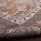 Nourison Vintage Washables Ivory and Purple 9" x 12" Area Rug, , large