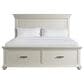 Mayberry Hill Slater King Storage Bed in Antique White, , large