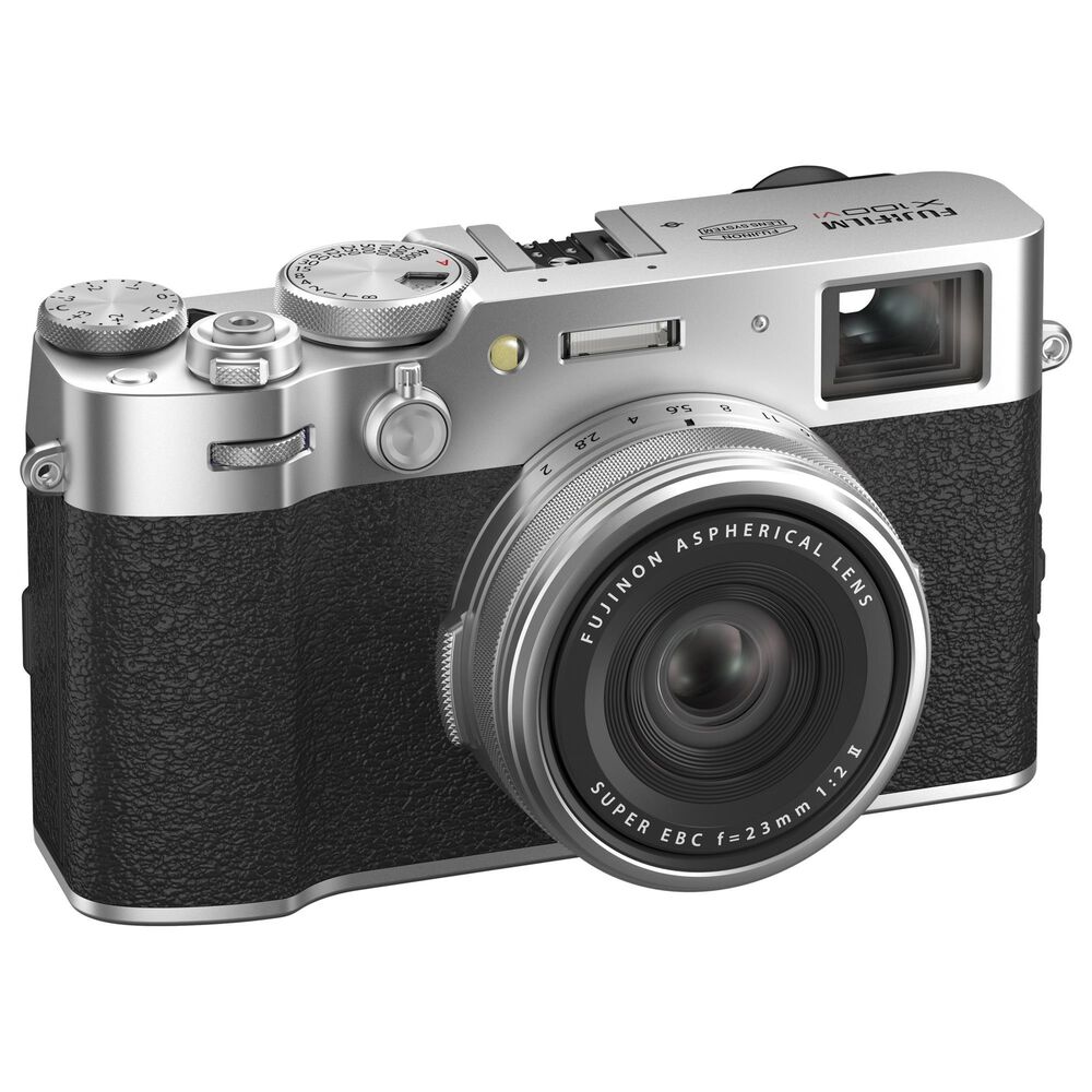 Fujifilm X100VI Point and Shoot Digital Camera in Silver, , large