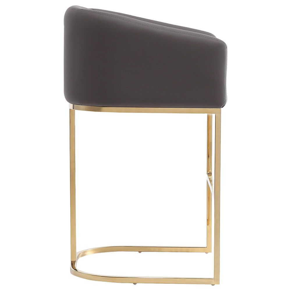 Dayton Louvre Counter Stool in Grey, , large
