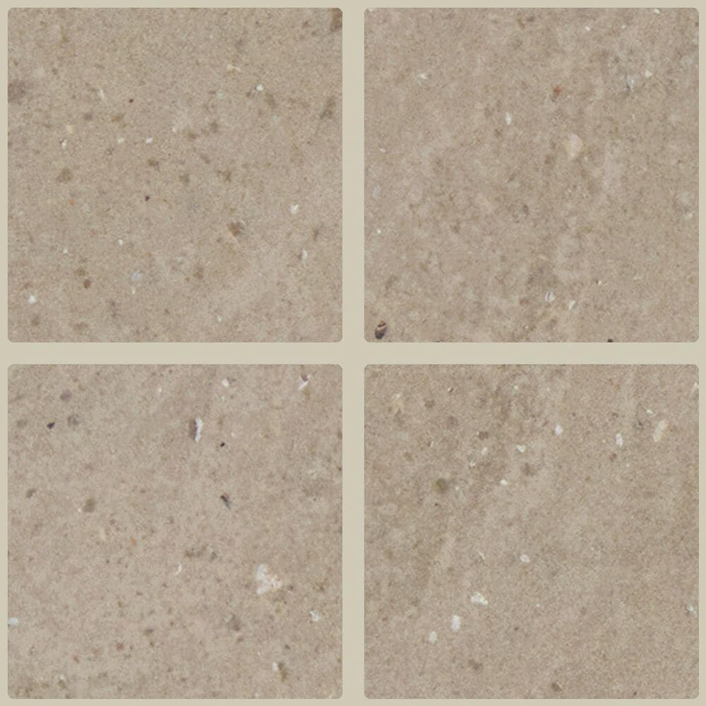 Dal-Tile Exposition Gesso 2" x 2" Straight Joint on 12" x 12" Porcelain Mosaic Sheet, , large