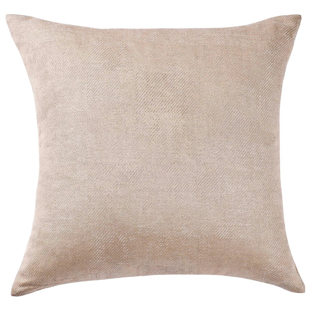 Ann Gish Chino 22" x 22" Square Throw Pillow in Sand, , large
