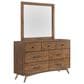 Martin Svensson Home Mid Century Modern 5-Piece King Platform Bedroom Set in Cinnamon, , large