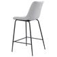 Zuo Modern Byron Counter Chair in White/Black, , large