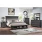 Frankfurt Furniture Prescott Queen Storage Bed in Gray Oak, , large