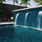 Emser Swirl Ocean 1" x 1" Square on 12" x 12" Glass Mosaic Sheet, , large