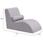 Zuo Modern Luanda Patio Chaise Lounge Chair in Gray, , large