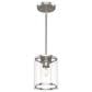 Hunter Astwood 1-Light Mini Pendant in Brushed Nickel, , large