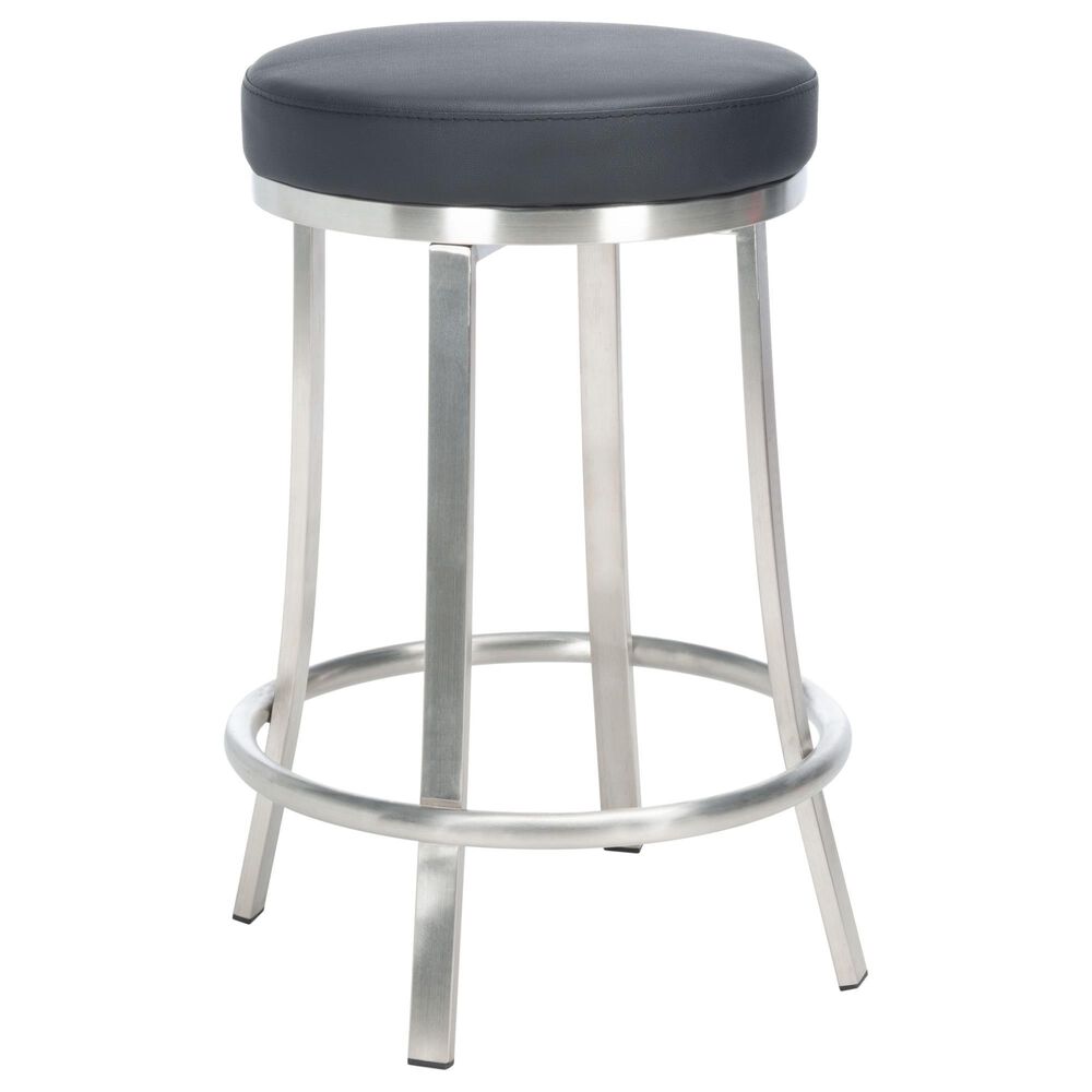 Safavieh Obito Swivel Counter Stool in Black, , large