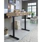Riva Ridge Emerson 60" Sit and Stand Desk in Light Elm and Black, , large