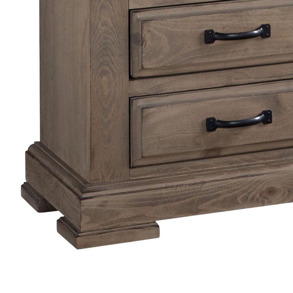 Hickory Point Everly 3 Drawer Nightstand in Natural, , large