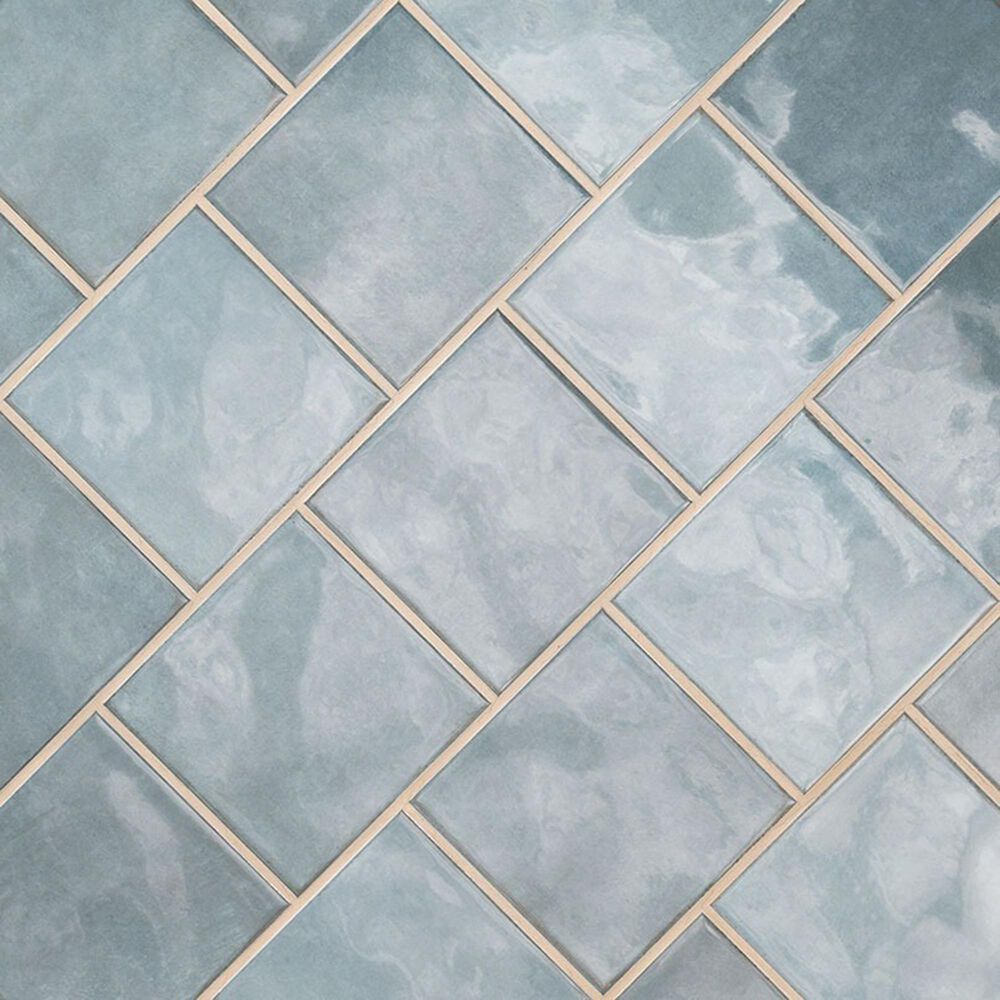 MS International Renzo Denim 5&quot; x 5&quot; Ceramic Tile, , large