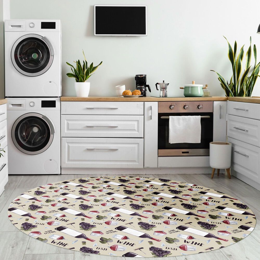Dalyn Rug Company Kendall KE14 8&#39; Round Putty Area Rug, , large