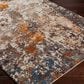 Surya Tuscany TUS-2328 Cream, Gray, Light Beige, Dusty Coral, Brown and Blue 12" x 15" Area Rug, , large