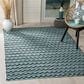 Safavieh Montauk 3" x 5" Turquoise, Blue and Black Area Rug, , large