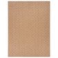Nourison Twist Reversible 10" x 14" Natural Indoor/Outdoor Area Rug, , large