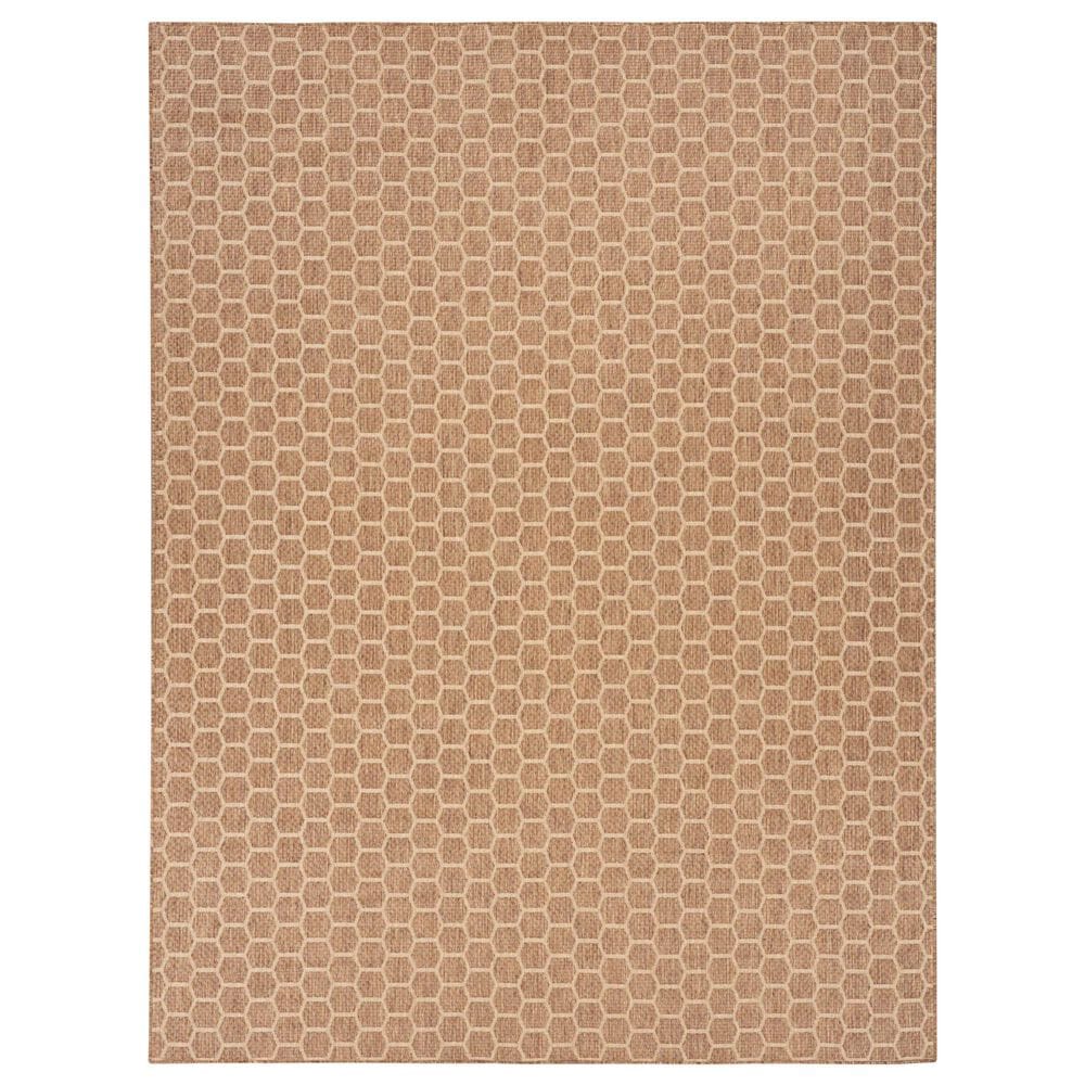 Nourison Twist Reversible 10" x 14" Natural Indoor/Outdoor Area Rug, , large