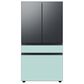 Samsung Bespoke Bespoke 4-Door French Door Refrigerator Bottom Panel in Morning Blue Glass, , large