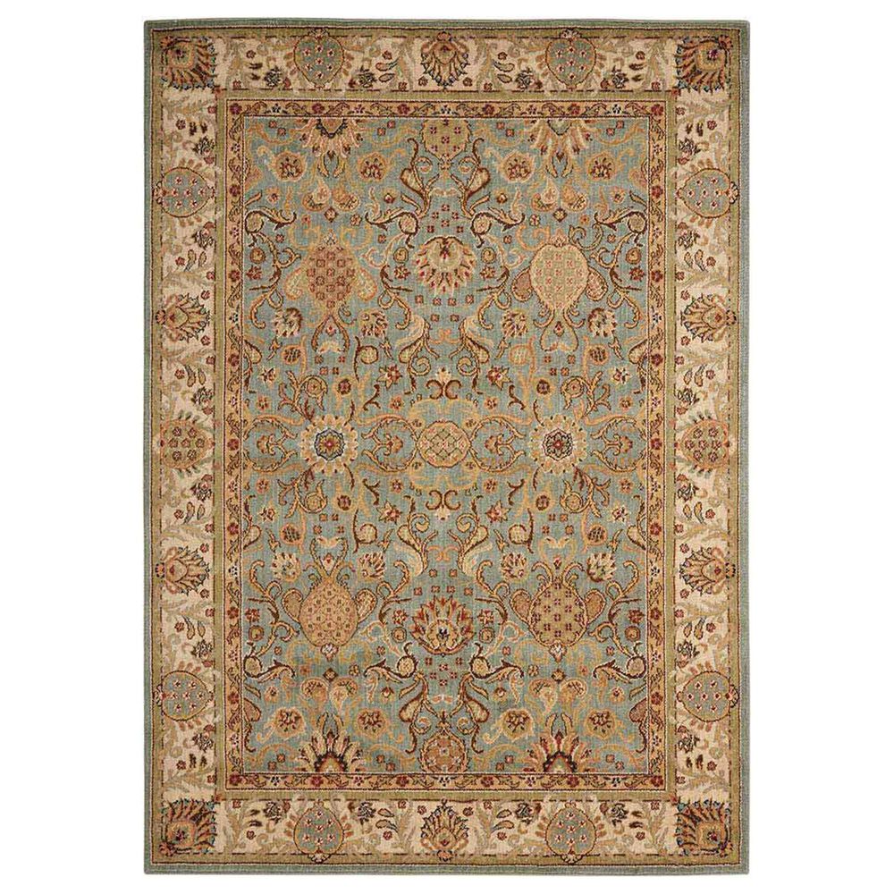 Nourison Lumire KI602 9"6" x 13" Slate Blue Area Rug, , large