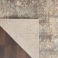 Nourison Quarry QUA03 3" x 5" Beige and Grey Area Rug, , large