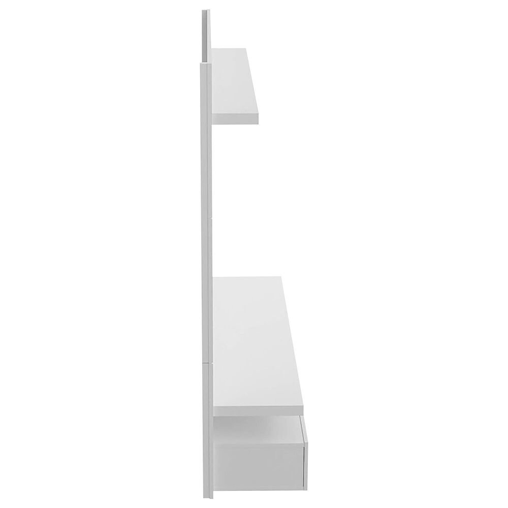 Dayton City 63&quot; Floating Entertainment Center in White, , large