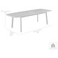 Blue River Holland Dining Table in Black Brushed - Table Only, , large